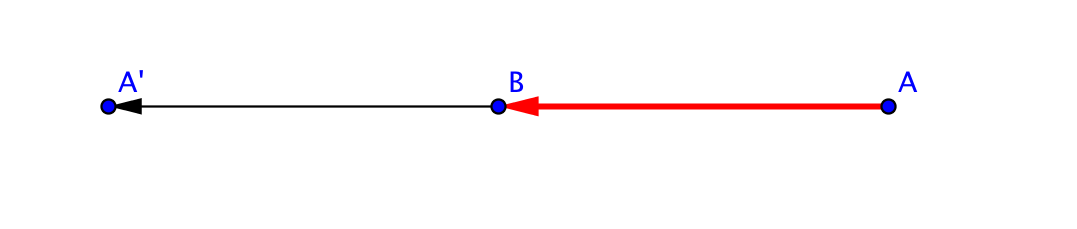 vecteur d'une compose de symtries centrales